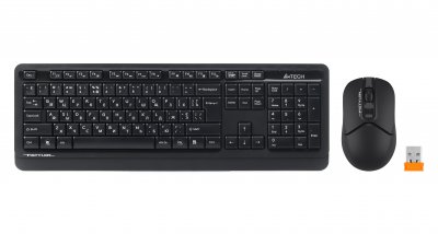 A4Tech FG1012 (Black) Комплект бездротовий Fstyler клавіатура+миша, чорний, USB